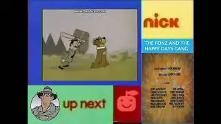 The Fonz and the Happy Days Gang On Nickelodeon Split Screen Credits