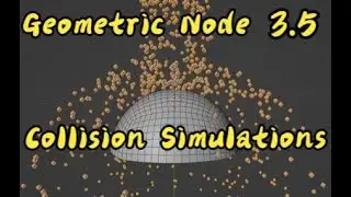 Geometric node - 3.5 Simulation Node - Collision Simulations - blender
