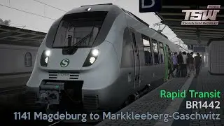 1141 Magdeburg to Markkleeberg-Gaschwitz - Rapid Transit - BR 1442 - Train Sim World 2020
