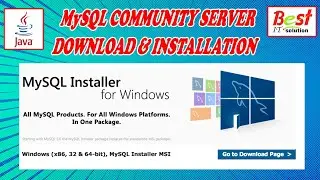 Mysql Community Server Installer with MySQL work bench and MySQL Shell