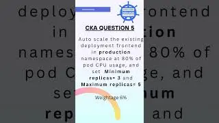 #shorts  CKA question 5 #cka #kubernetes