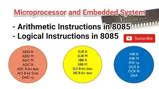 EE309 | Module I | Class 6 | Arithmetic Instructions & Logical Instructions in 8085 | KTU | EEE | S5