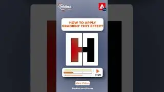 How to apply gradient text effect in Photoshop
