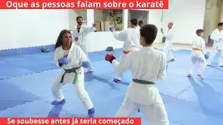 Oque as pessoas falam sobre o Karatê 🥋⛩️