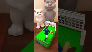 how fast can he make a goal?! #football #money #bank