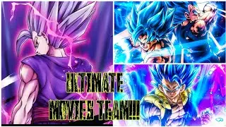 The ULTIMATE Zenkai Buffed Movies Team!!! #dbl