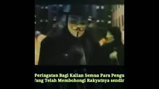 Pesan Anonymous Kepada Pemerintah Indonesia Soal Kecurangan Pemilu Presiden