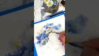 Watercolor sketch by @ihappygirl