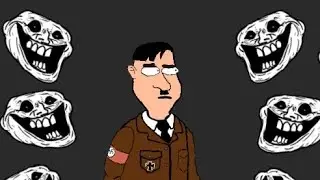 Hitler and Trollge (Drawn cartoons)