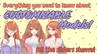 Guide to Vtuber Customizable Models! (Suiika, Senmaku, PRISM etc.)