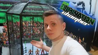 CUSTOM WWE FIGURE ELIMINATION CHAMBER RING!