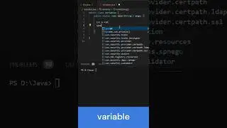 Variables in programming language   #programming #coding #engineering #youtubeshorts #java