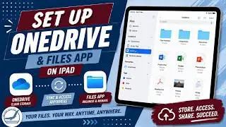 Setting up OneDrive and the Files app on an iPad - Seaview Tech Tips