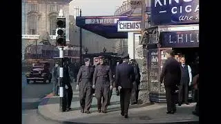 London during WORD WAR  II in color