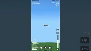 SFS Jet Cobra Maneuver #spaceflightsimulator #sfs #gaming #jet