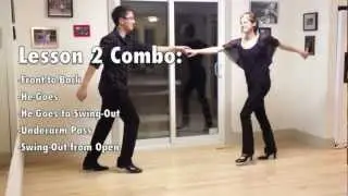 Learn to Swing Dance Lindy Hop | Level 1 Lesson 2 (Lindy Hop) | Lindy Ladder | Shauna Marble
