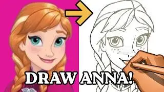 How to Draw Anna from Disney’s Frozen Franchise