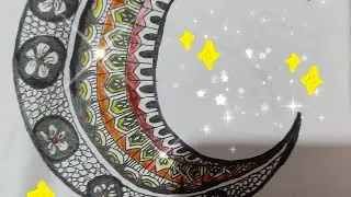 Full moon design / Mandala art design