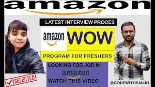 How to Crack Amazon Wow Interview | Latest Interview Experience | Interview Questions|Tier-3 College