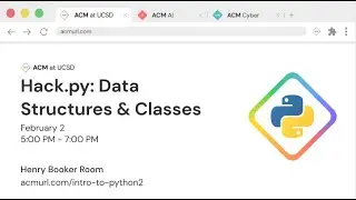 Hackpy2: Data Structures & Classes