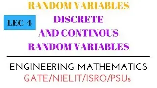 Random Variables | Discrete and Continuous Random Variables | Probability and Statistics(Hindi/Urdu)