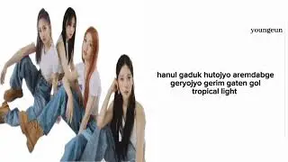 KEP1ER - Tropical Light (Lyrics)