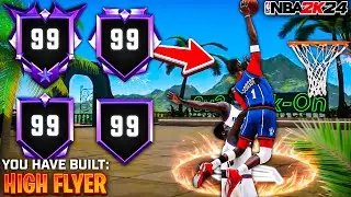 The MOST TOXIC ‘HIGH FLYER’ Build To Make For NBA 2K24… BEST CATFISH MIDDY SPECIALIST BUILD!