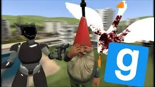Garry's Mod but I'm being Hunted by a furry and a goose