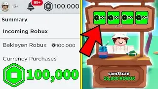I got unlimited Robux in the game that gives Robux!? It worked - Roblox