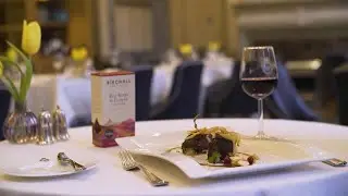 Birchall Tea - Peppered Venison with Red Berry & Flower Crust & Chocolate Sauce Recipe