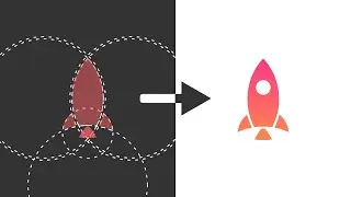 How to Design a Rocket Circular Logo in Inkscape | Design Process | Inkscape Tutorial