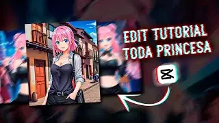 Como Fazer o Edit TODA PRINCESA no CAPCUT - Rápido e Fácil - Editing CapCut Viral Trend Funk