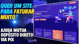 HYIP MD O SCRIPT PHP para ganhar dinheiro MMN, AJUDA MUTUA, Depósito direto via PIX