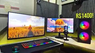 In the midst of the crisis, I built a R$1400 gaming PC – My achievement 🔥