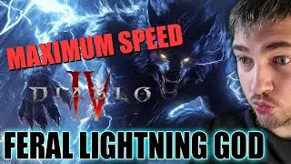 FERAL LIGHTNING GOD (Insane AoE and Speed) Druid Build Guide for Season 5 of Diablo 4