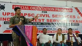 ER. Prateek Kumar Thube IPS Kokrajhar Special Orientation by ABSU