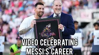 Leo Messi 45 Career Trophies Celebration Video