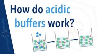 How does an acidic buffer solution work?