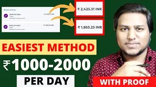 How to Earn ₹1000-2000 Rupees Per Day Online - Without Investment for Students 🔥
