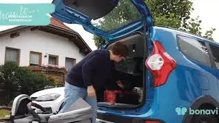Kinderwagen bonavi 2.0 - how to ... Verstauen im Kofferraum