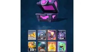 Открытие легендарного сундука короля и других топовых сундуков в clash royale