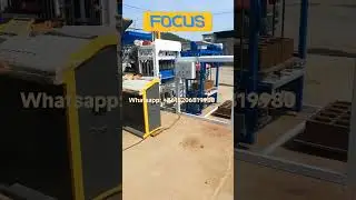 qt4-18 automatic hydraulic block making machine working video #blockmachine