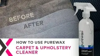 How to deep clean Carpets and Upholstery! - Purewax Carpet & Upholstery Cleaner