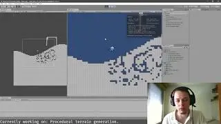 Procedural terrain generation, player movement, and moving grids!