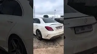 Mercedes Benz C63 AMG Reversing, WOW