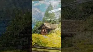 Сегодня выкладываю домик, уже видно #diamond #mosaic