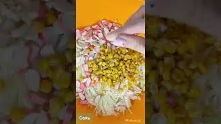 Салат за пять минут  всего из трёх ингредиентов, быстро, но вкусно! #shorts