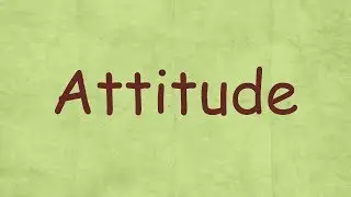 Attitude / Components of Attitude / feature of attitude