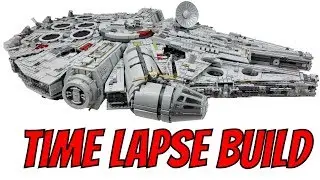 LEGO UCS Millenium Falcon 75192 Time Lapse - 20 Hours in 20 Minutes!