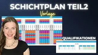Teil 2: Ultimativer DIENSTPLAN in Excel - QUALIFIKATIONSMATRIX